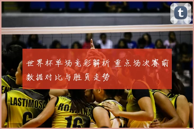 世界杯单场竞彩解析 重点场次赛前数据对比与胜负走势